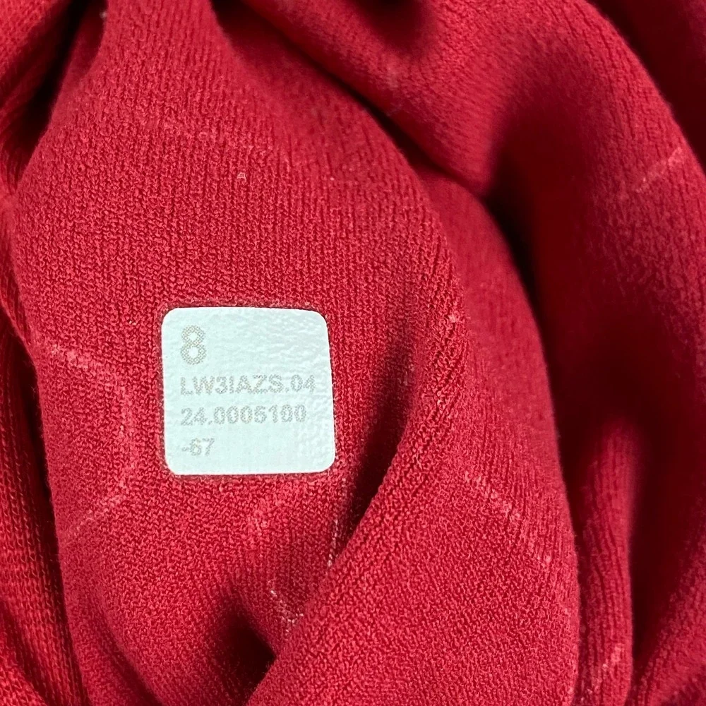 Lululemon Lunar New Year Define Cropped Jacket 8 Nulu Red Gold Design